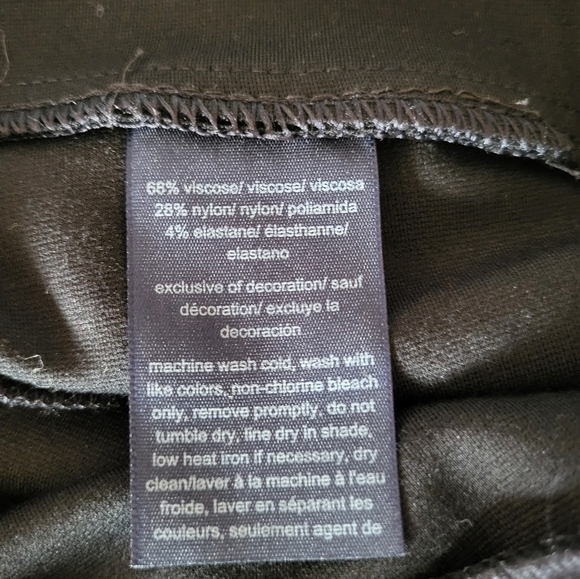 Tommy Hilfiger Black Pull Up Pants, Size Large (32) - Picture 6 of 6